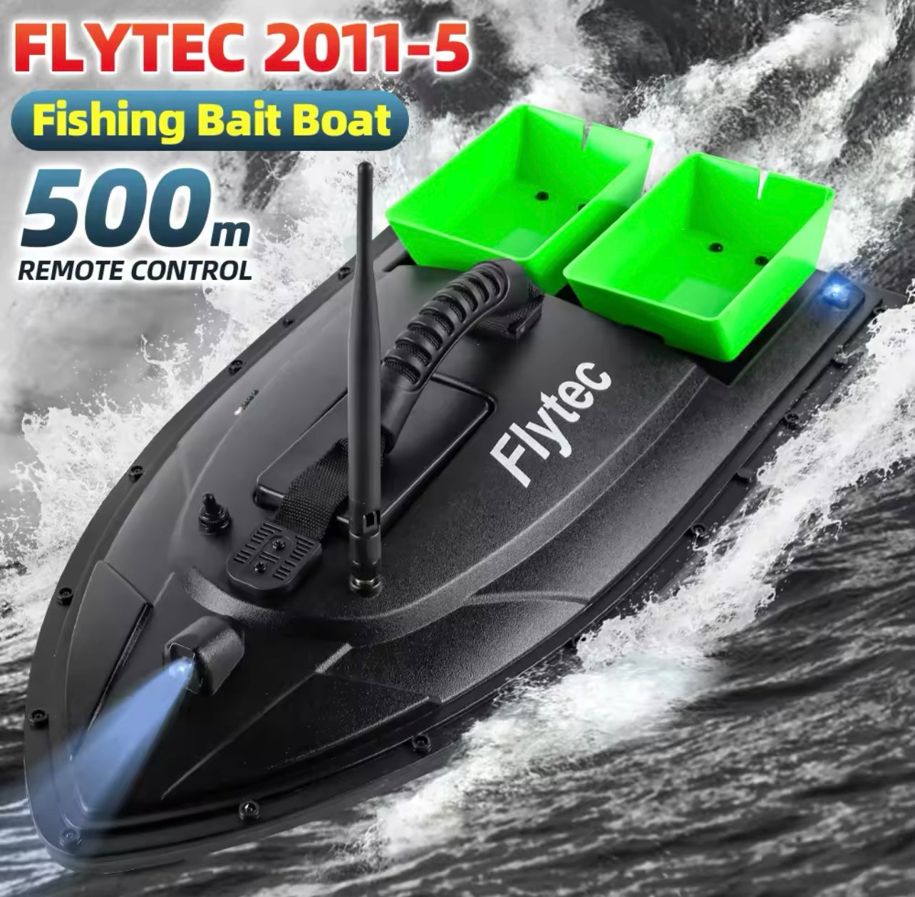 Original Flytec Remote Control Fishing RC Bait Boat