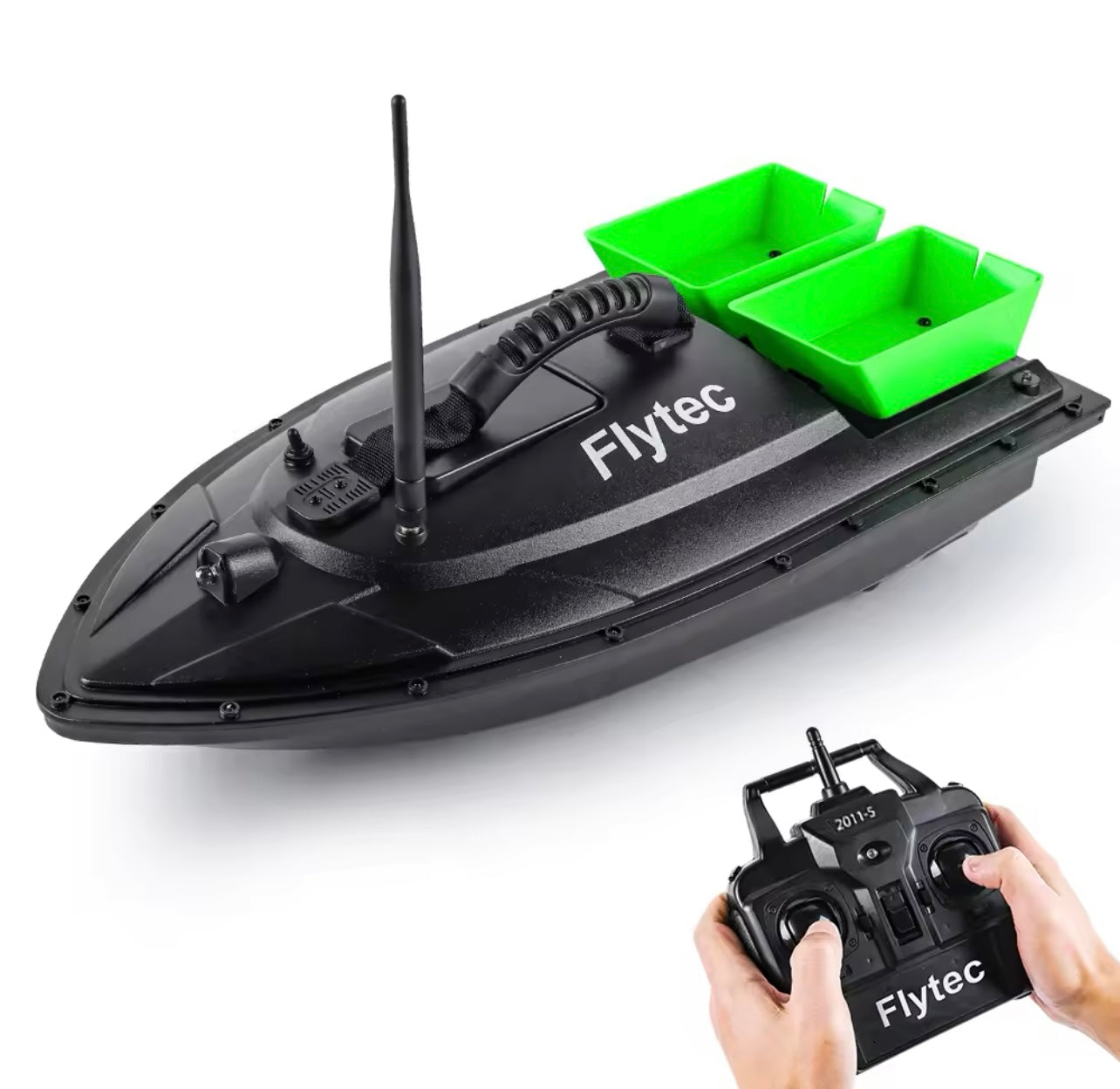 Original Flytec Remote Control Fishing RC Bait Boat