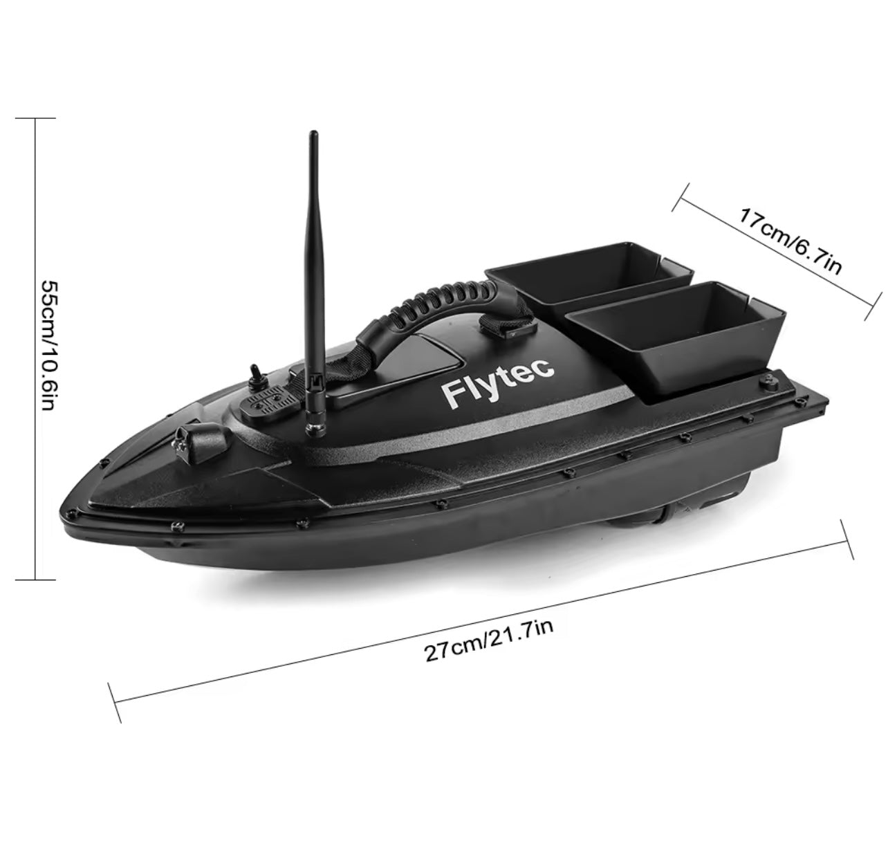 Original Flytec Remote Control Fishing RC Bait Boat